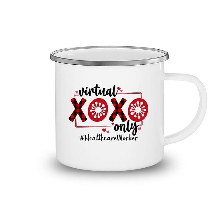 Virtual Xoxo Only Healthcare Worker Camping Mug