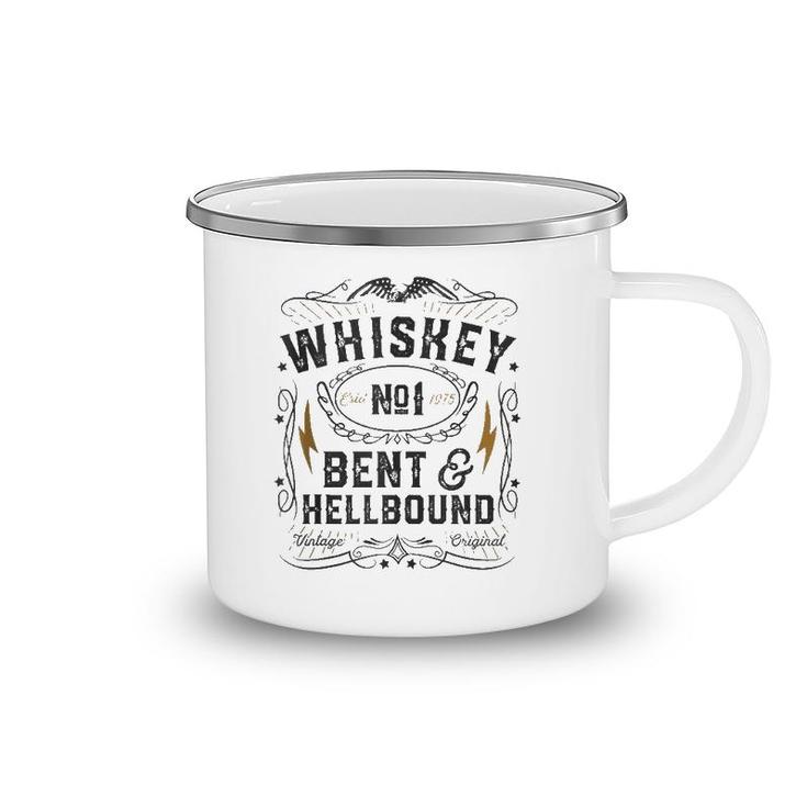 Whiskey Bent And Hellbound Country Music Biker Bourbon Gift  Camping Mug