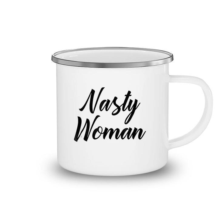 Woman Camping Mug