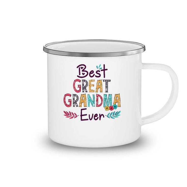 Womens Best Great Grandma Ever Mother's Day Camping Mug