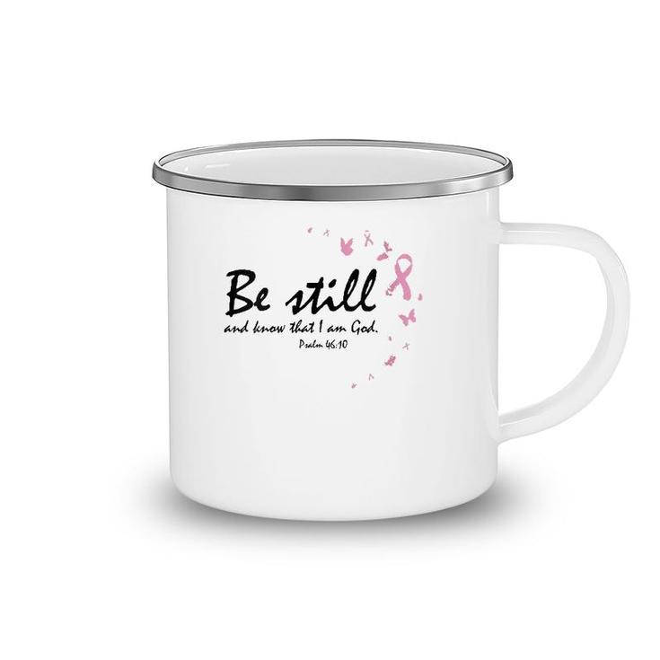 Womens Breast Cancer Awareness Gifts Mom Wife Daughter Sister Women V-Neck Camping Mug