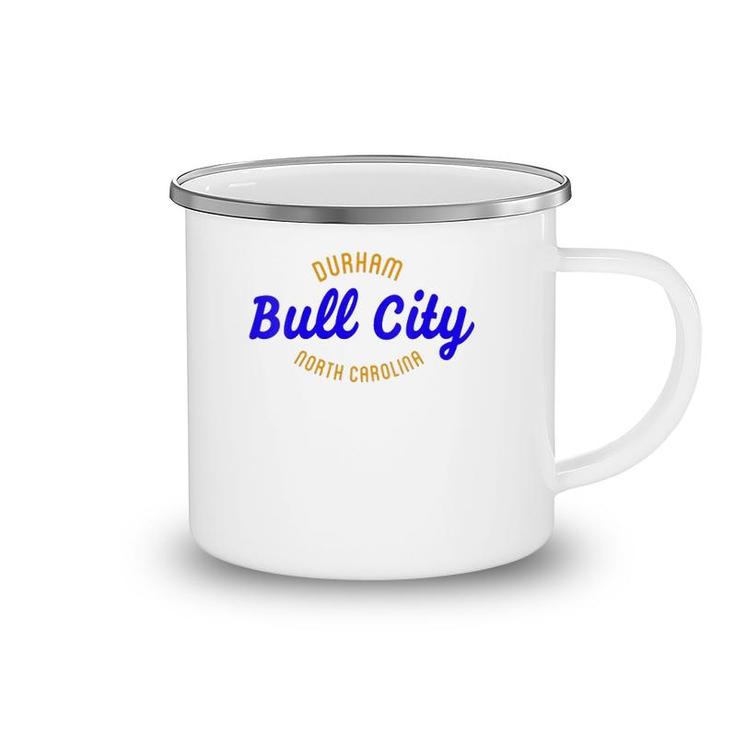 Womens Bull City Durham North Carolina V-Neck Camping Mug