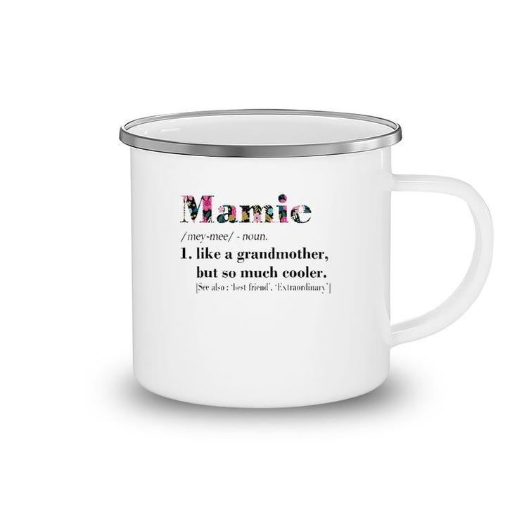 Womens Mamie Like Grandmother But So Much Cooler White Camping Mug
