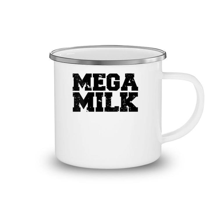 Womens Mega Milk Stained  Doujin Cosplay V-Neck Camping Mug
