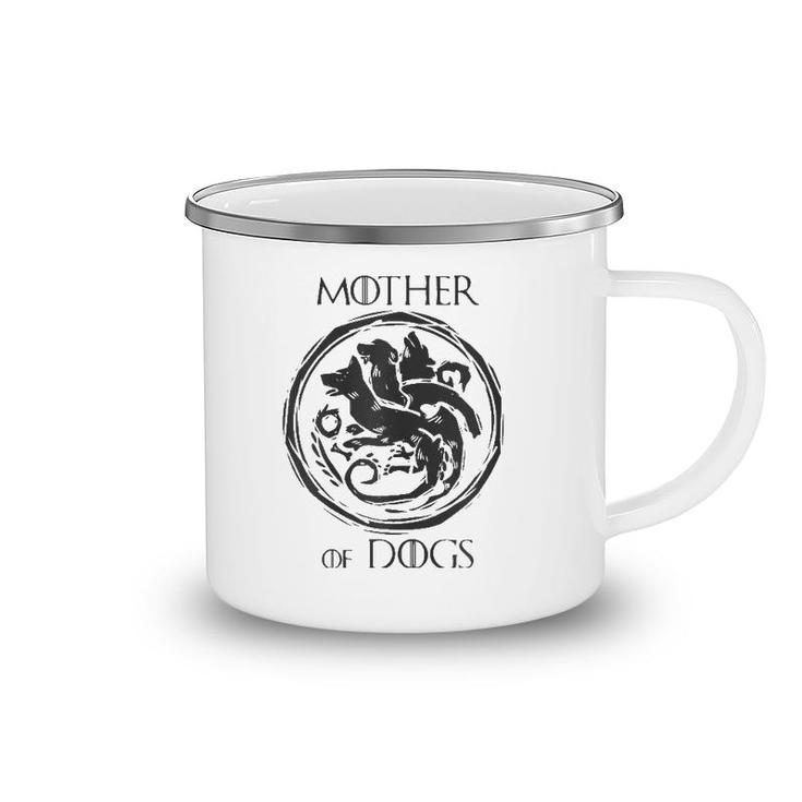 Womens Mother Of Dogs Dragon Dogmum Love Funny T Camping Mug