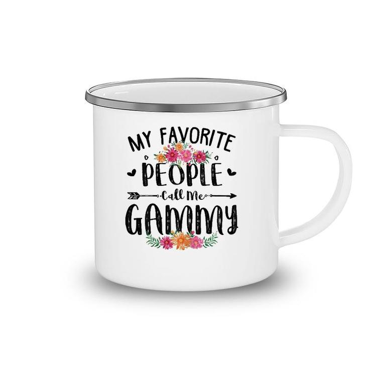 Womens My Favorite People Call Me Gammy Tee Mother's Day Gift Camping Mug