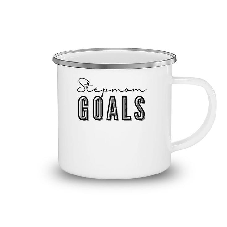 Womens Stepmom Goals  Gift Camping Mug