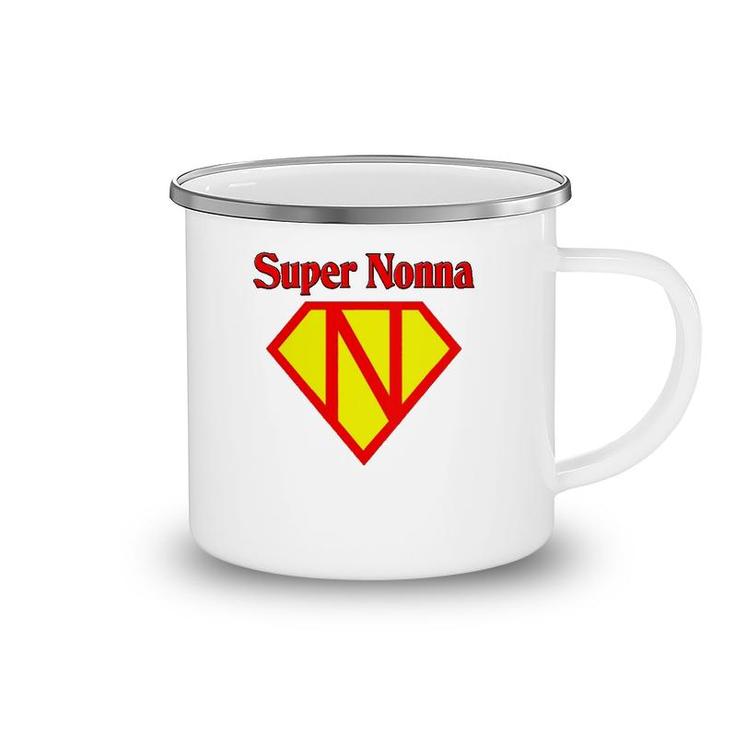 Womens Super Nonna The Italian Grandmother  Camping Mug