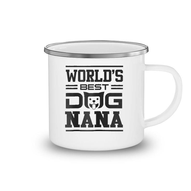 World's Best Dog Nana Camping Mug