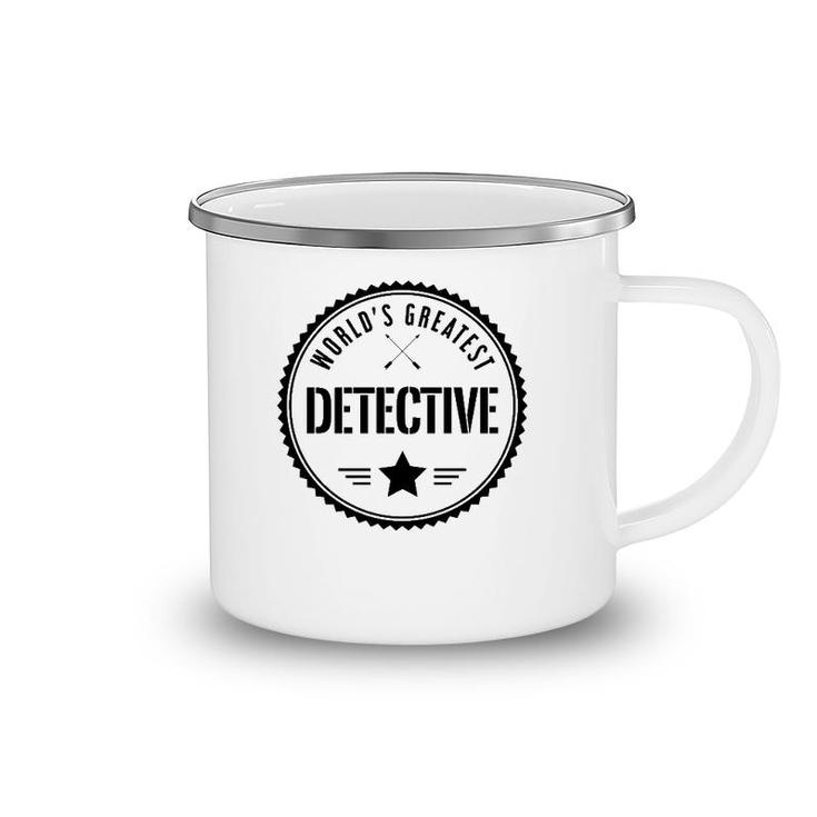 World's Greatest Detective For Detectives  Camping Mug