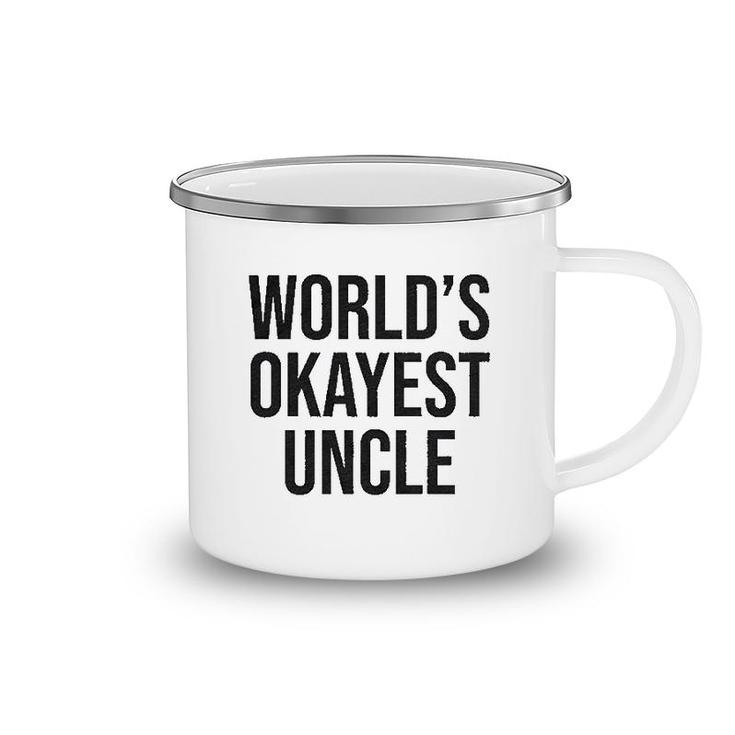 Worlds Okayest Uncle Camping Mug