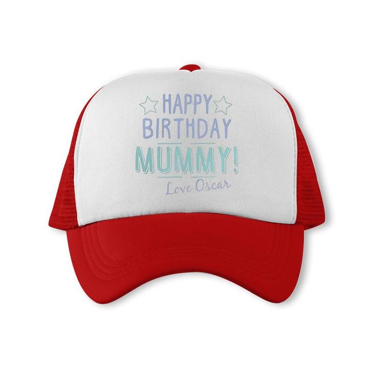 Happy Birthday Mummy Personalised Baby Funny Gift Cute Mothers Day Trucker Cap