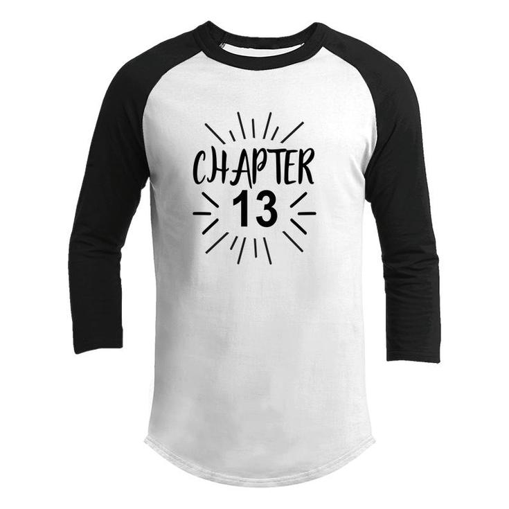 Chapter 13 Suprised 13Th Birthday Art Youth Raglan Shirt