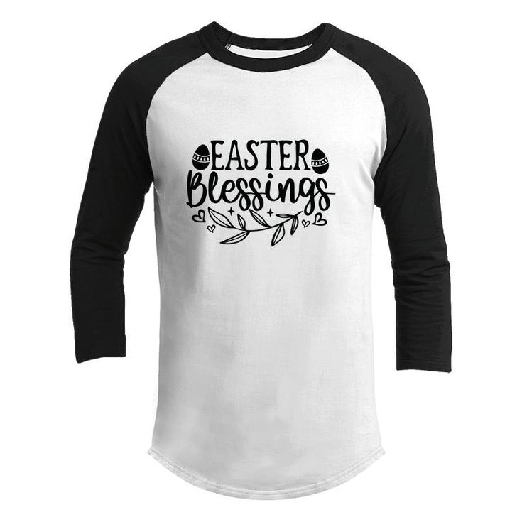 Easter Blessings Happy Easter Day Youth Raglan Shirt