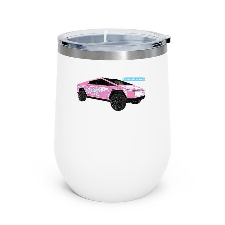 2021 777God I Love You So Much Cybercarts Pink Wine Tumbler