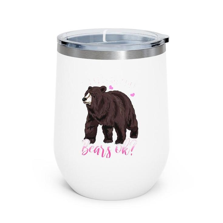 Bears Grizzly Bear Lover Wine Tumbler