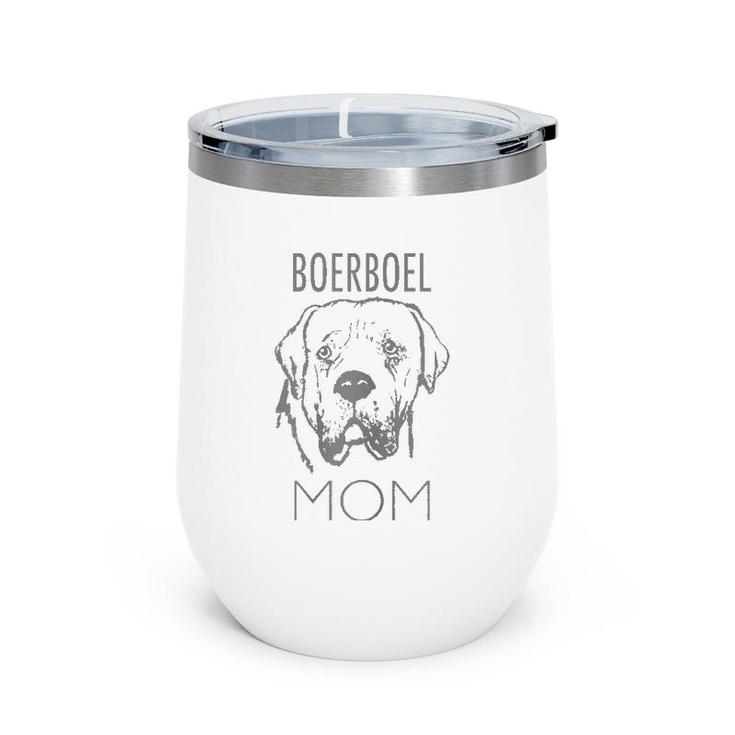 Boerboel Mom Dog Tee  Wine Tumbler