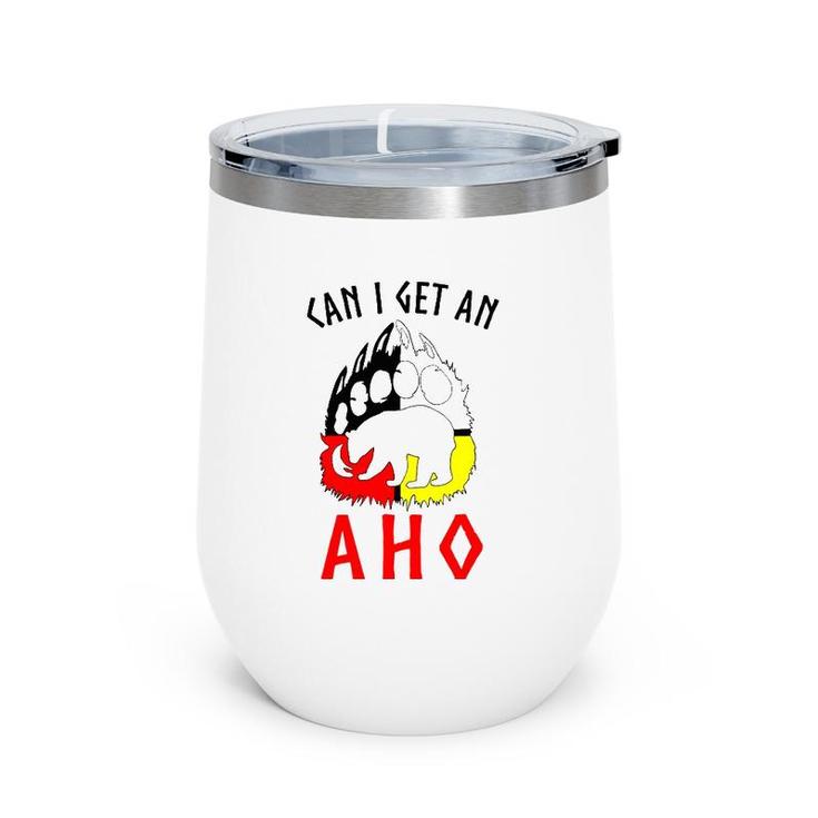 Can I Get An Aho Bear Paw Wine Tumbler