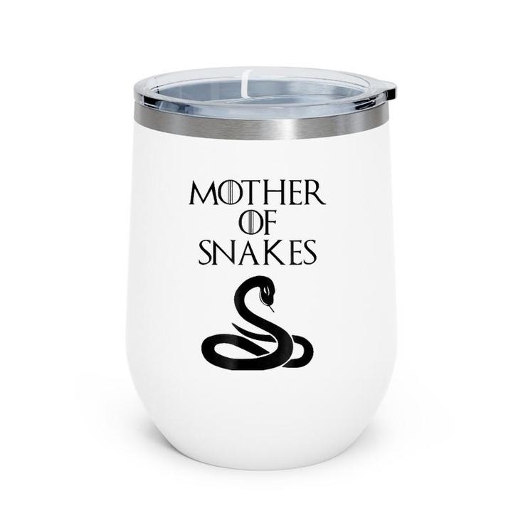Cute & Unique Black Mother Of Snake E010507 Ver2 Wine Tumbler