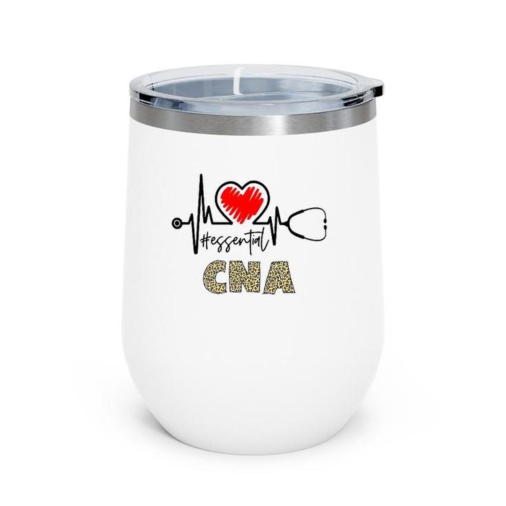 Essential Cna Heartbeat Cna Nurse Gift Wine Tumbler
