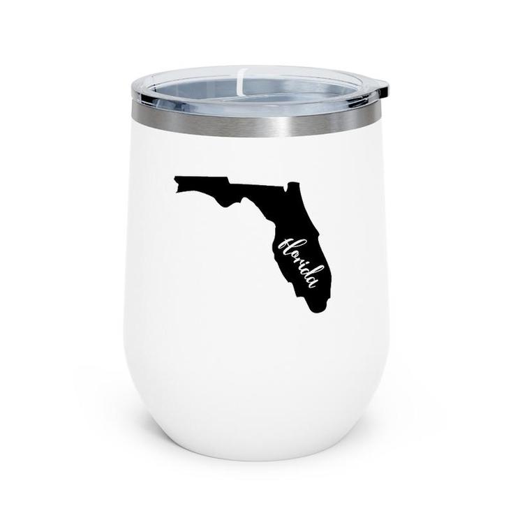 Florida  Roots State Map Home Grown Love Pride Gift Tee  Wine Tumbler