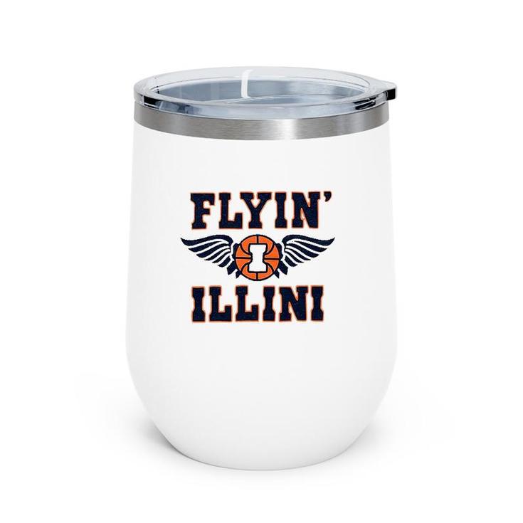 Flyin’ Illini Basketball Sport T Wine Tumbler