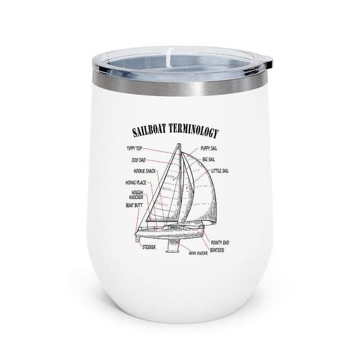 Funny And Completely Wrong Sailboat Terminology Wine Tumbler