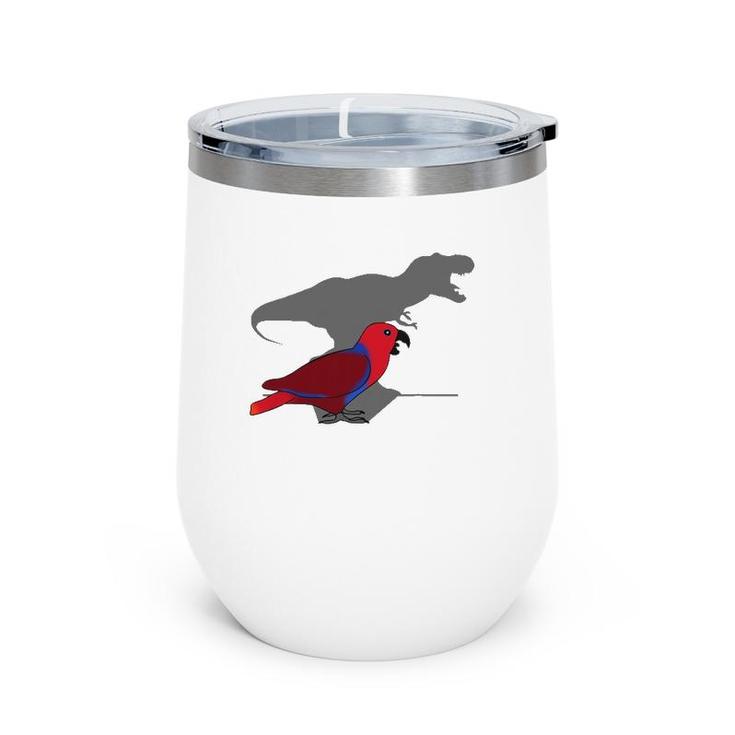 Funny Parrot Owner, Birb Memes,Rex Female Eclectus Wine Tumbler