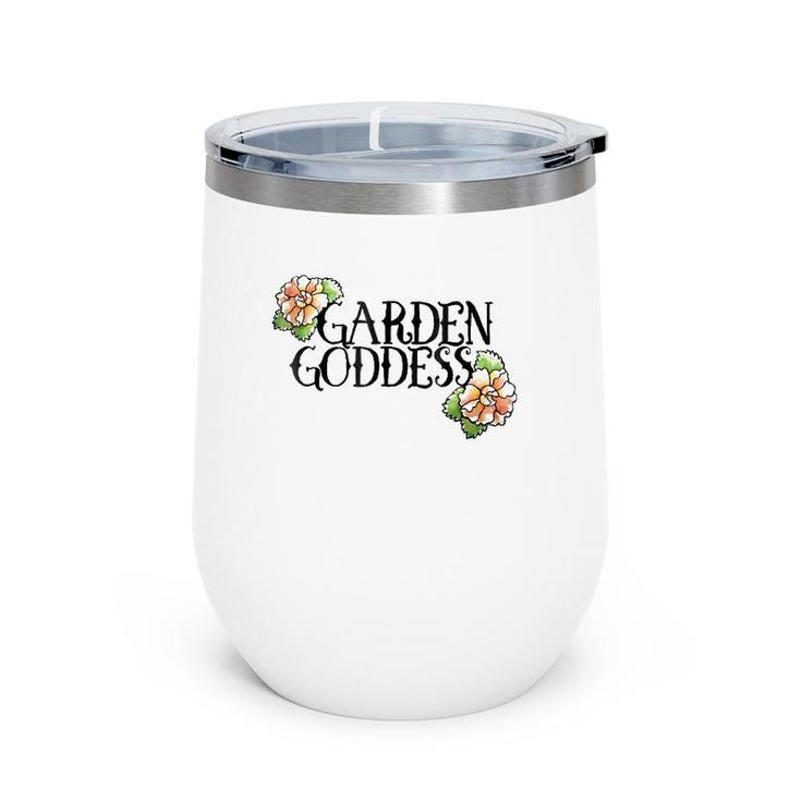 Garden Goddess  Proud Gardener Tee S Wine Tumbler