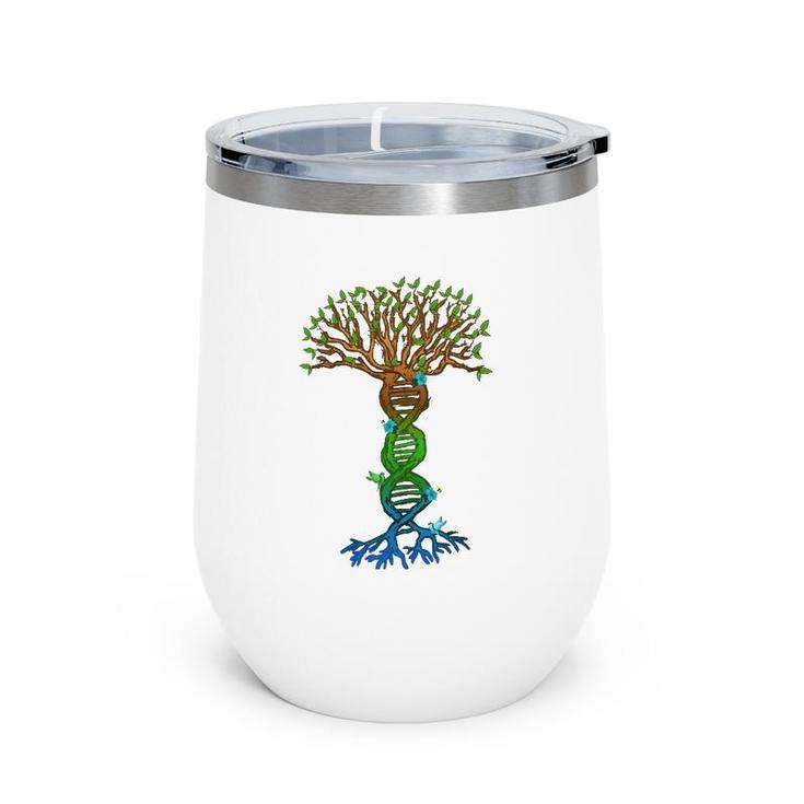 Genetics Tree Genetic Counselor Or Medical Specialist Wine Tumbler