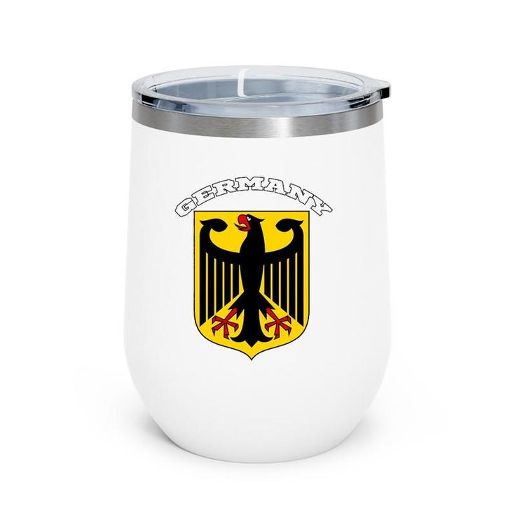 Germany Coat Of Arms Tee Flag Souvenir Berlin Wine Tumbler