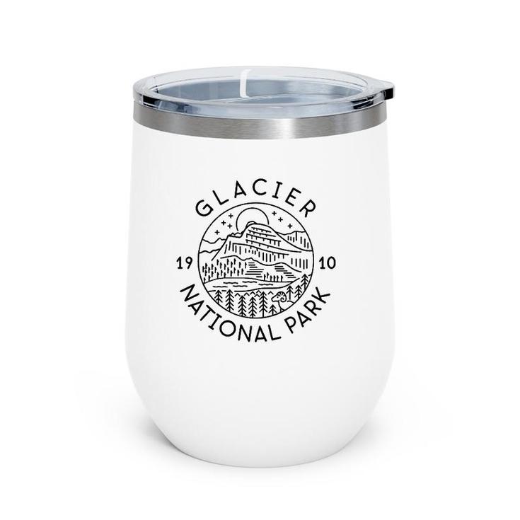Glacier National Park 1910 Montana Gift Wine Tumbler