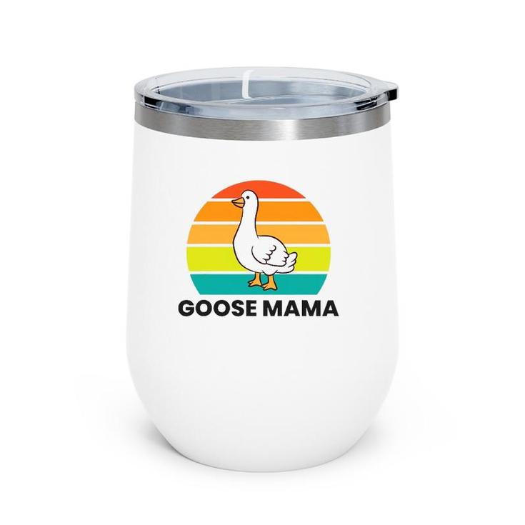 Goose Mom Goose Mama Wine Tumbler