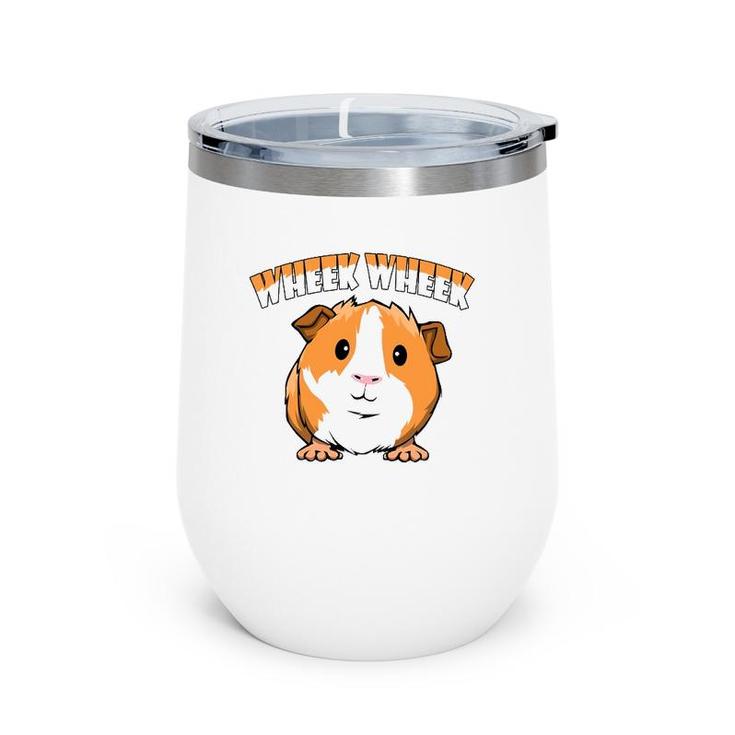 Guinea Pig Wheek Pigs Cavy Lover Guinea Pig Mom Wine Tumbler