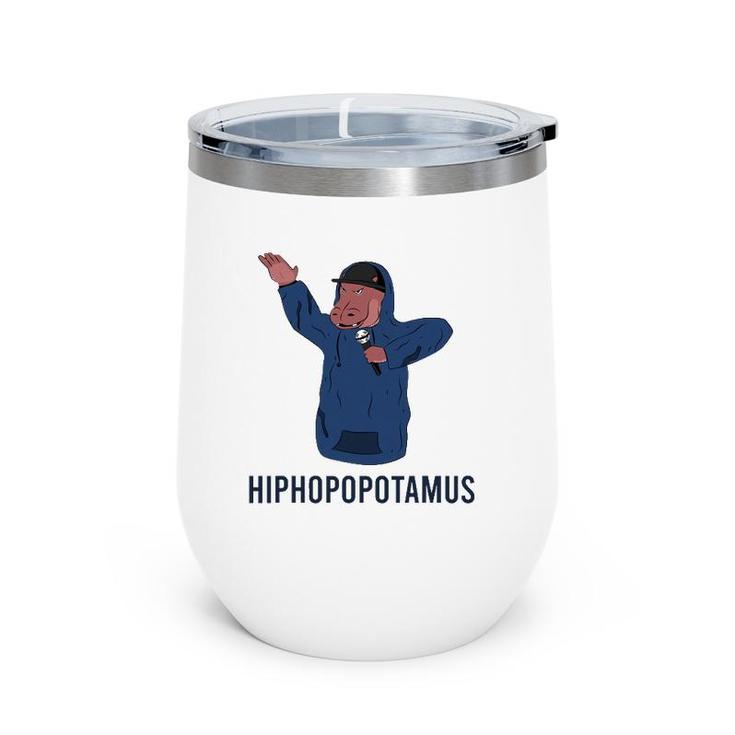 Hiphopopotamus Vs Rhymenoceros Motherflippin Rap Dank Meme Wine Tumbler