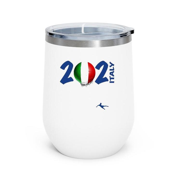 Italy Football Jersey - Italian Jersey Soccer National Team Wine Tumbler