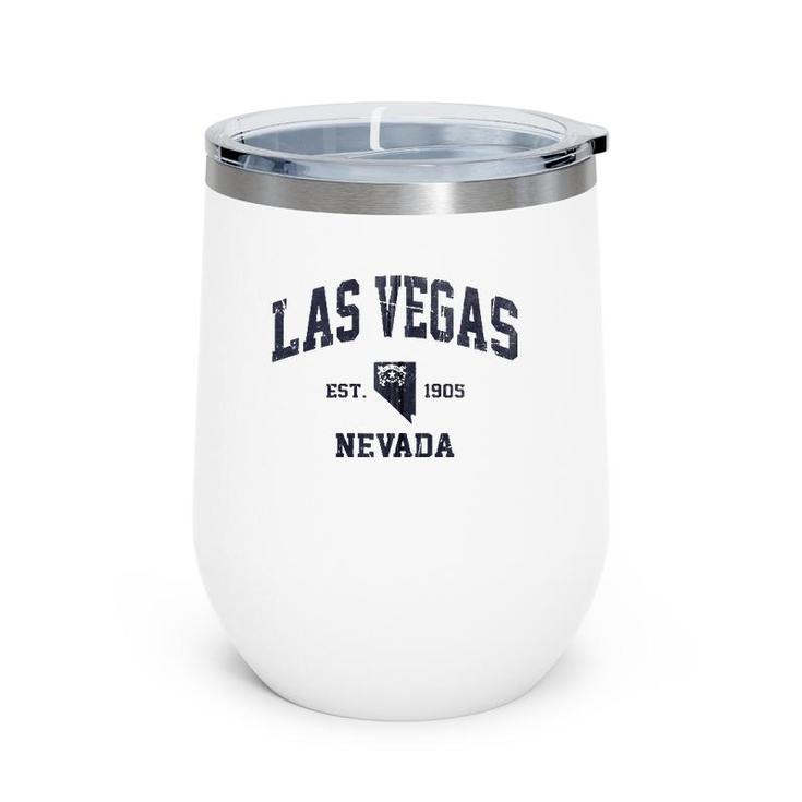 Las Vegas Nevada Nv Usa Vintage State Athletic Style Gift Zip Wine Tumbler