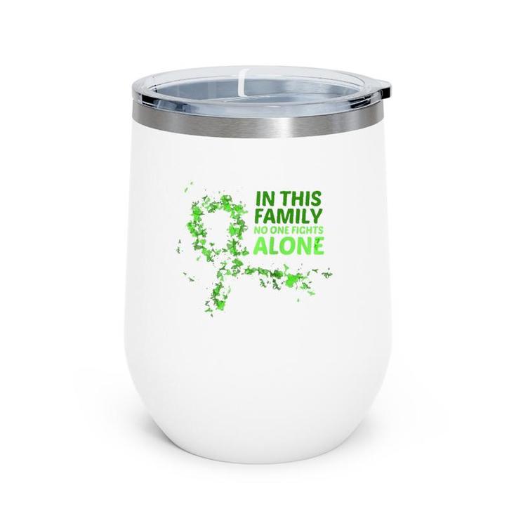 May Mental Health Awareness Month Green Ribbons Family Gift Raglan Baseball Tee Wine Tumbler