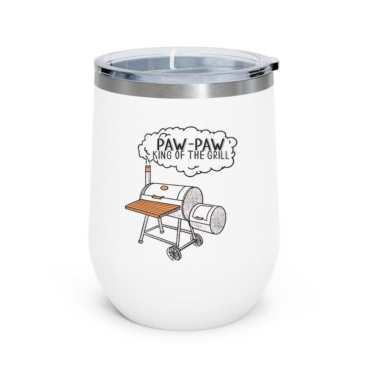 Mens Paw-Paw King Of The Grill Father's Day Wine Tumbler