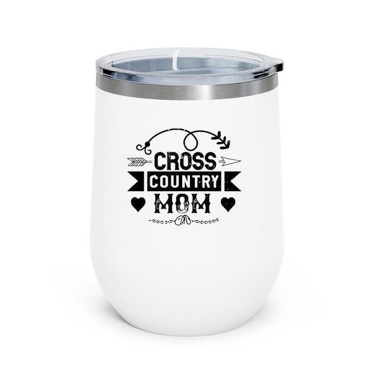 Mom Mother's Day Gift - Cross Country Mom Wine Tumbler