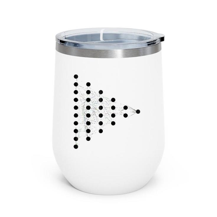Neural Network Thought Mind Mental Brain Think Wine Tumbler