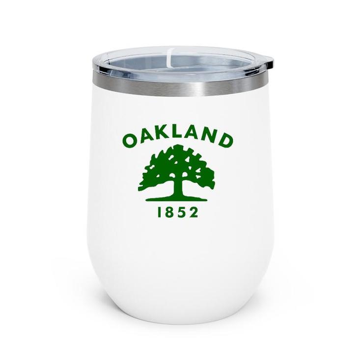 Oakland City Flag State Of California Wine Tumbler