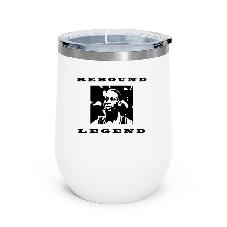 Pay Homage To The Greatest Rebounder Of All Time Wine Tumbler