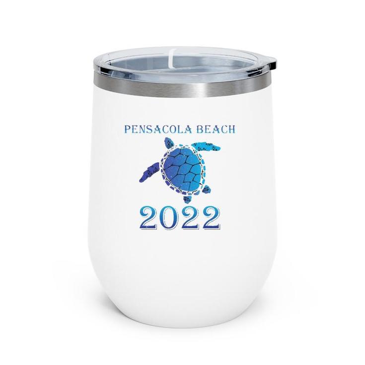 Pensacola Beach Florida Spring Break 2022 Sea Turtle Wine Tumbler