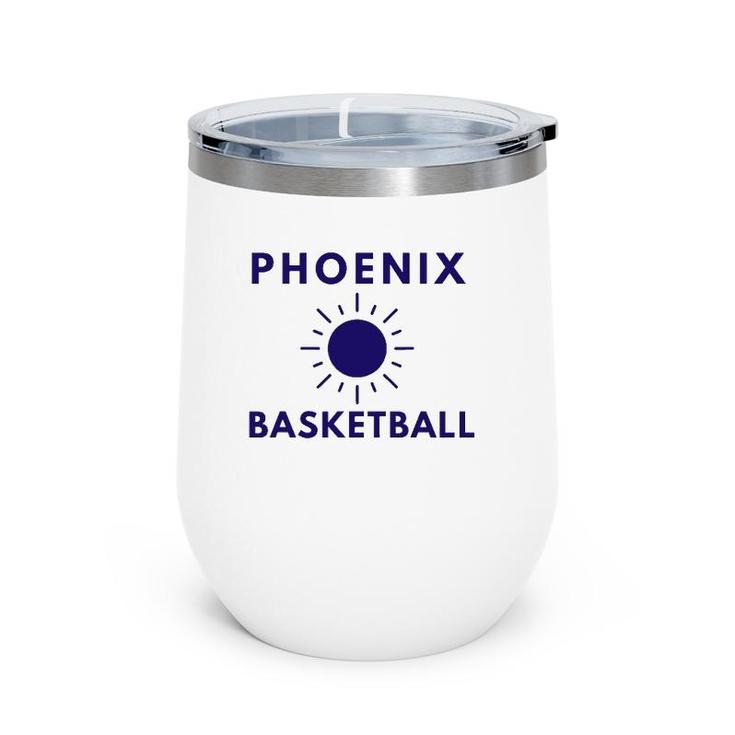 Phoenix Az Basketball Fans Valley Of The Sun Wine Tumbler