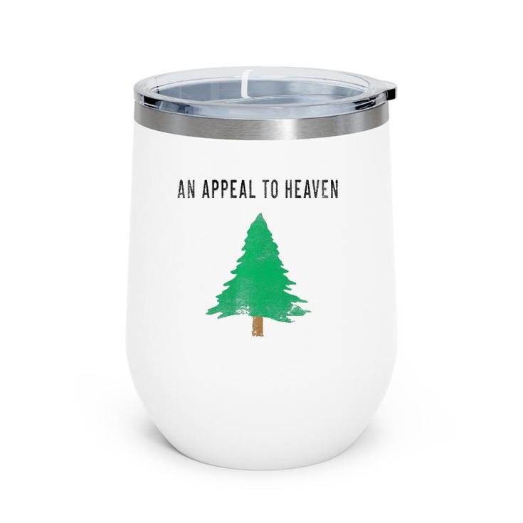 Pine Tree Flag An Appeal To Heaven Big Style American Usa  Wine Tumbler