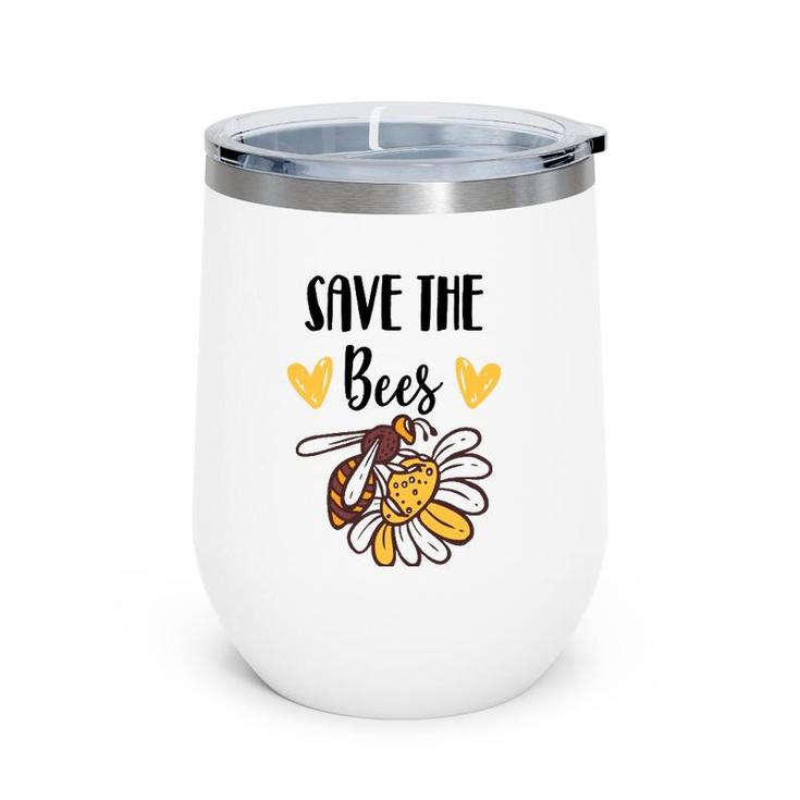 Save The Bees Honey Environmentalist Pullover Wine Tumbler