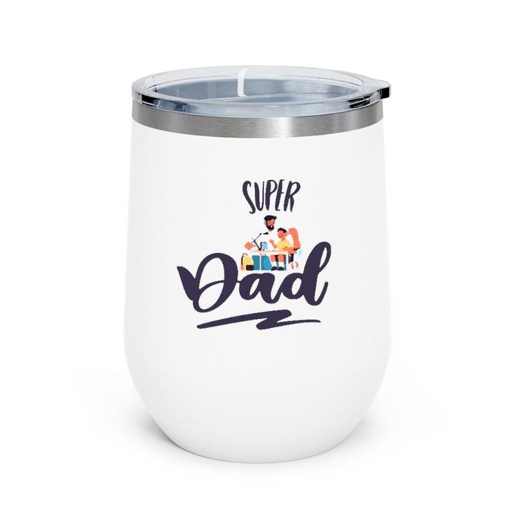 Super Dad Father's Day Wine Tumbler