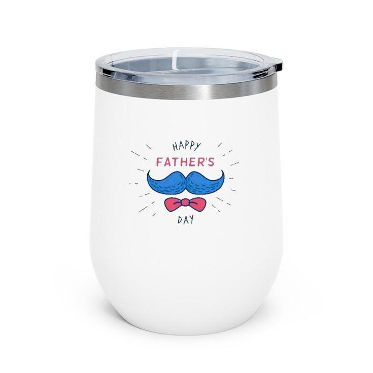The Best Father In The World Happy Father's Day Wine Tumbler