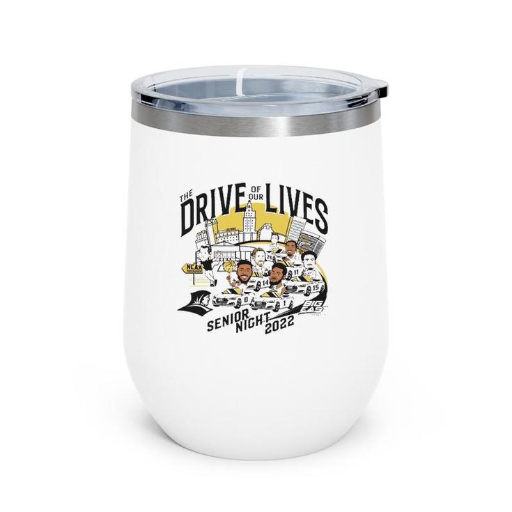 The Drive Of Lives Senior Night 2022 Big East Conference Wine Tumbler